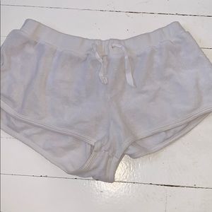 petit bateau white soft shorts